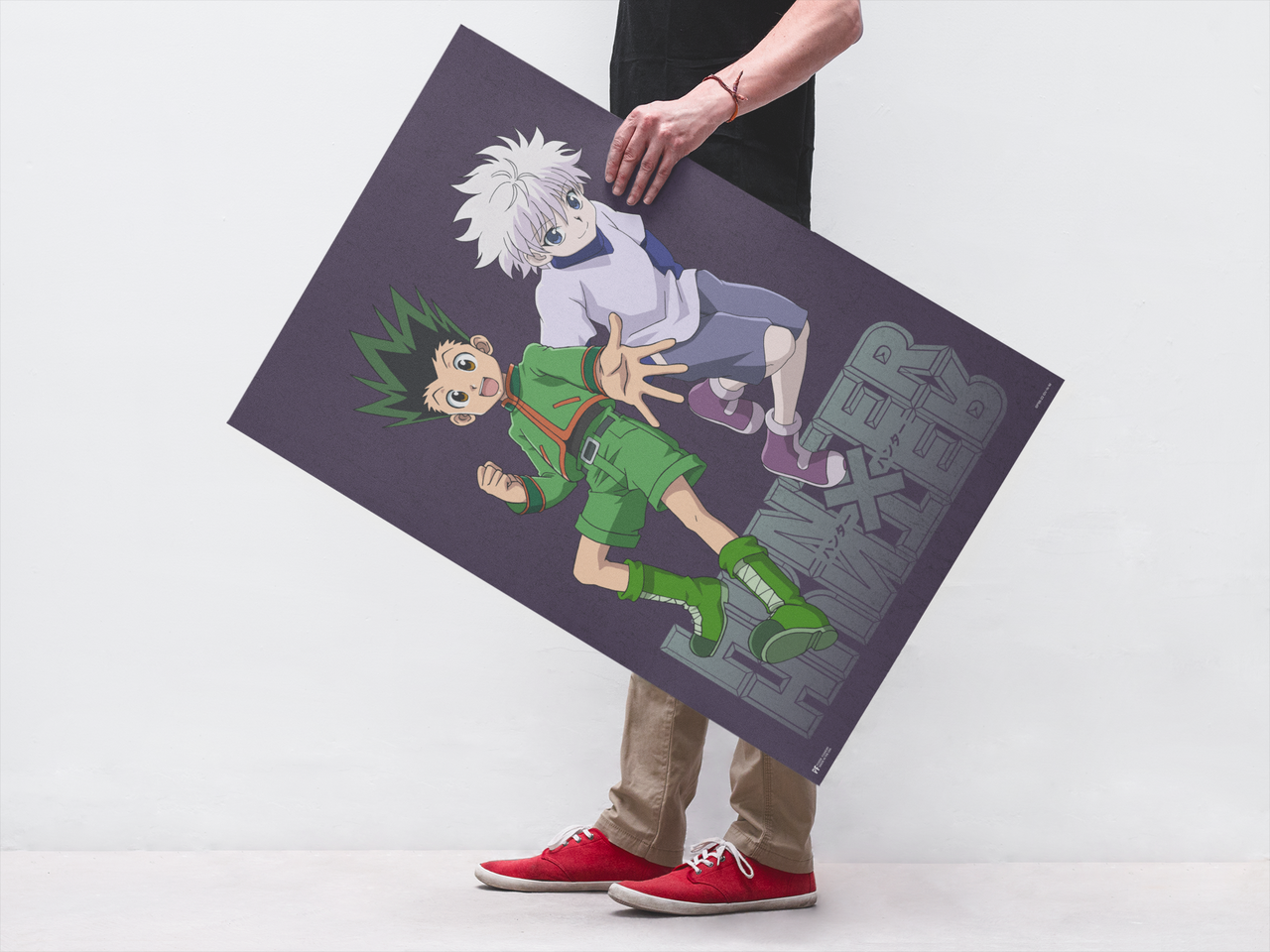  Hunter X Hunter Anime Merch Movie Posters Graphic Gon Killua  Wall Art Manga Series TV Show Kids Bedroom Home Decorations Birthday Gift  Cool Wall Decor Art Print Poster 12x18: Posters 