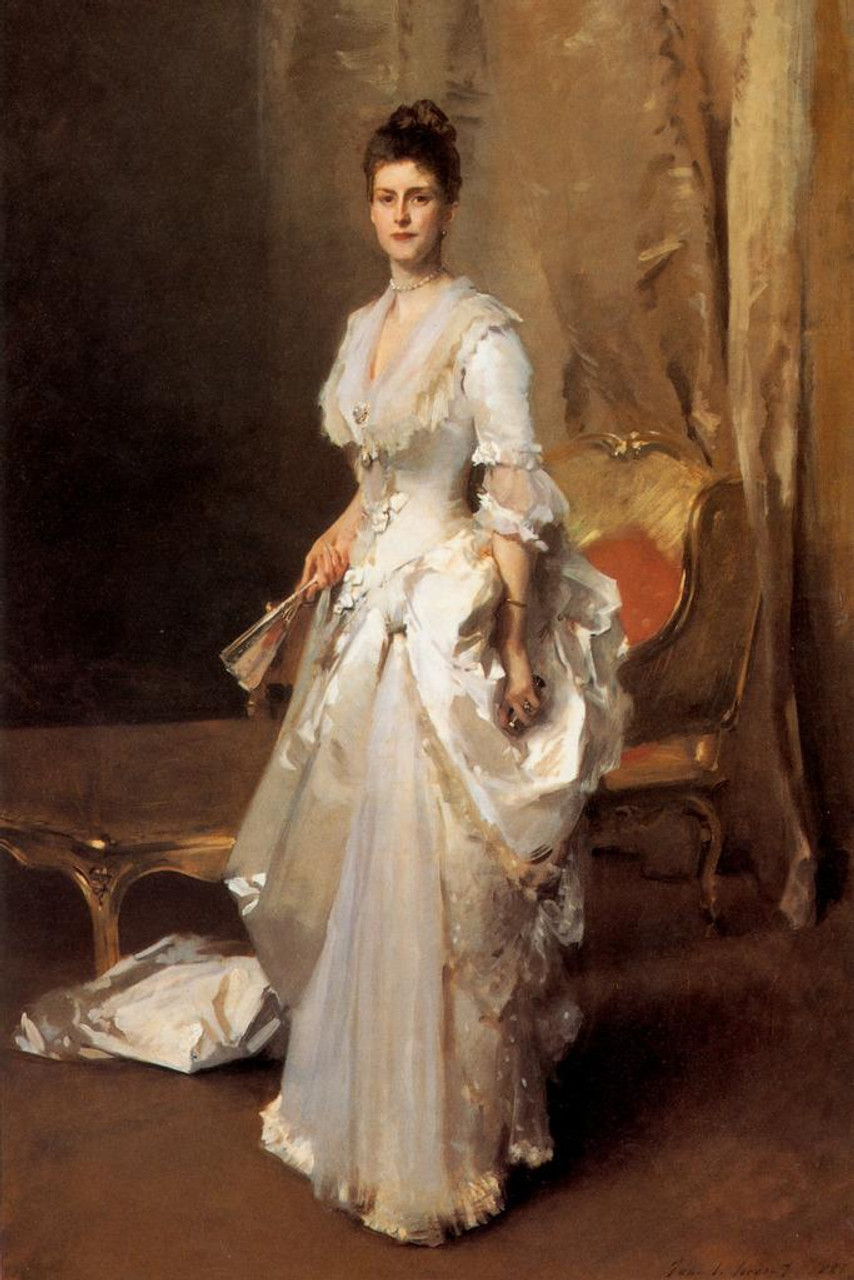 John Singer Sargent Mrs Henry White 1883 Oil On Canvas Realism