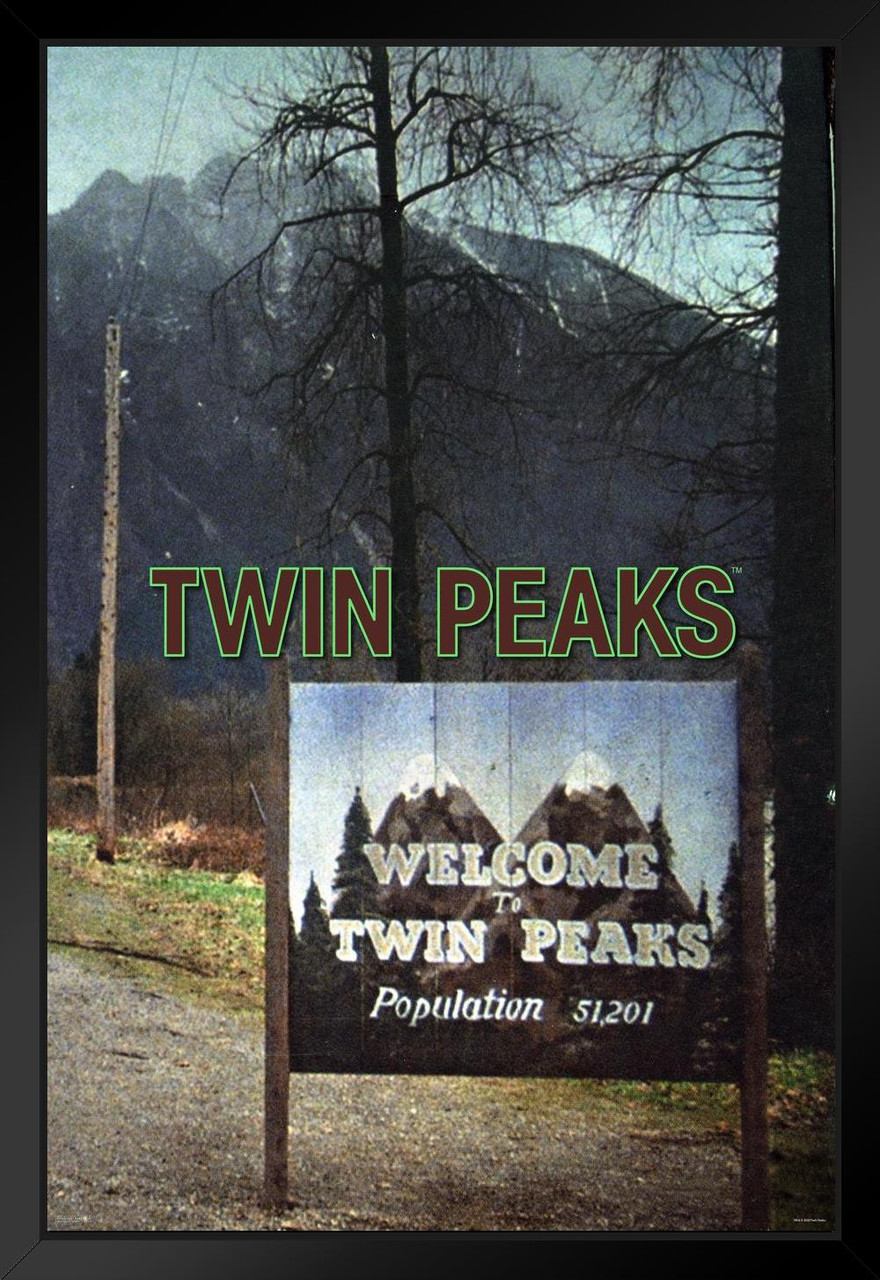 David Lynch「WELCOME TO TWIN PEAKS」 Twin Peaks Welcome Sign Opening Credits Season 1 David Lynch TV
