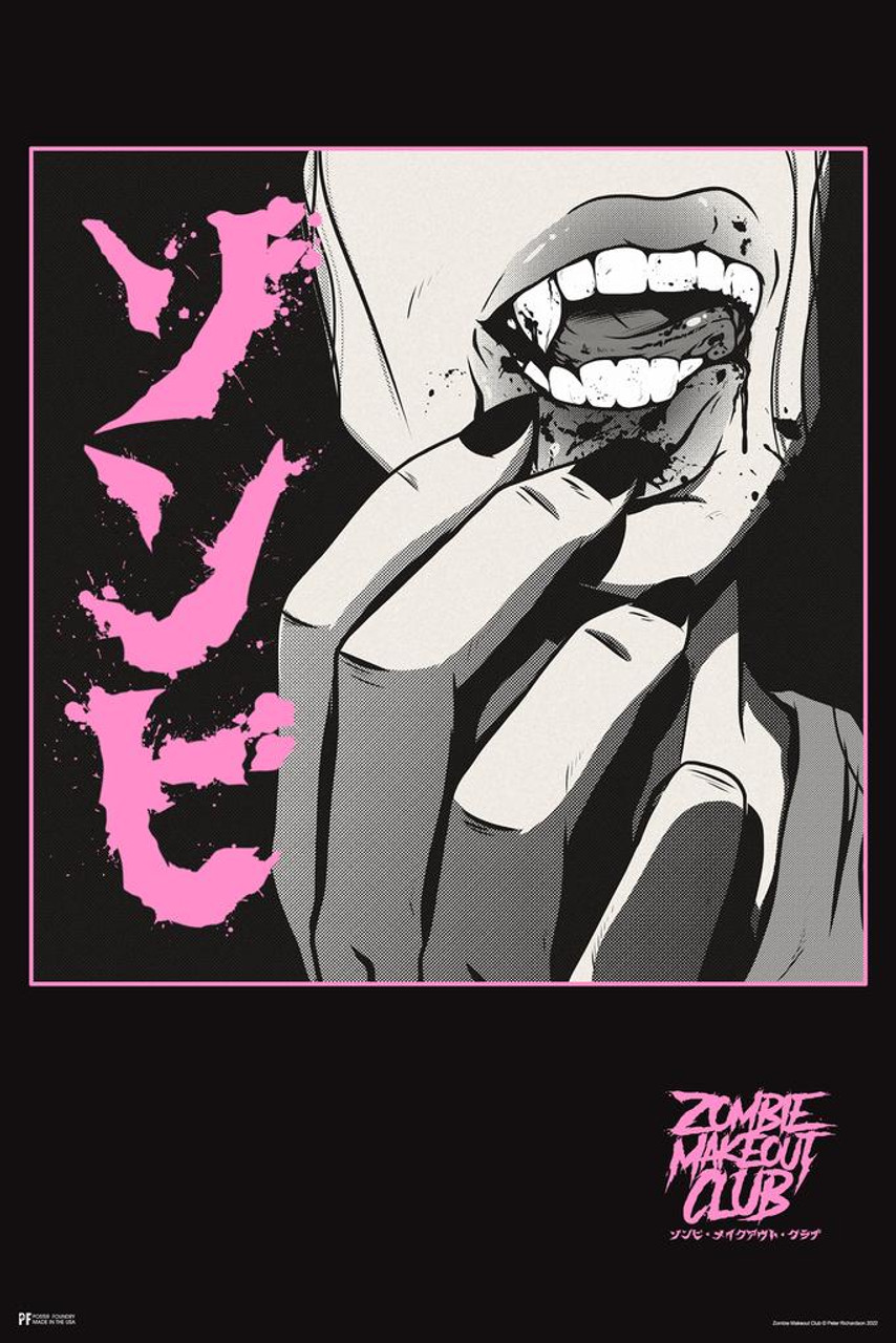 Zombie Makeout Club Anime Poster Merch Scary Posters Wall Decor ...