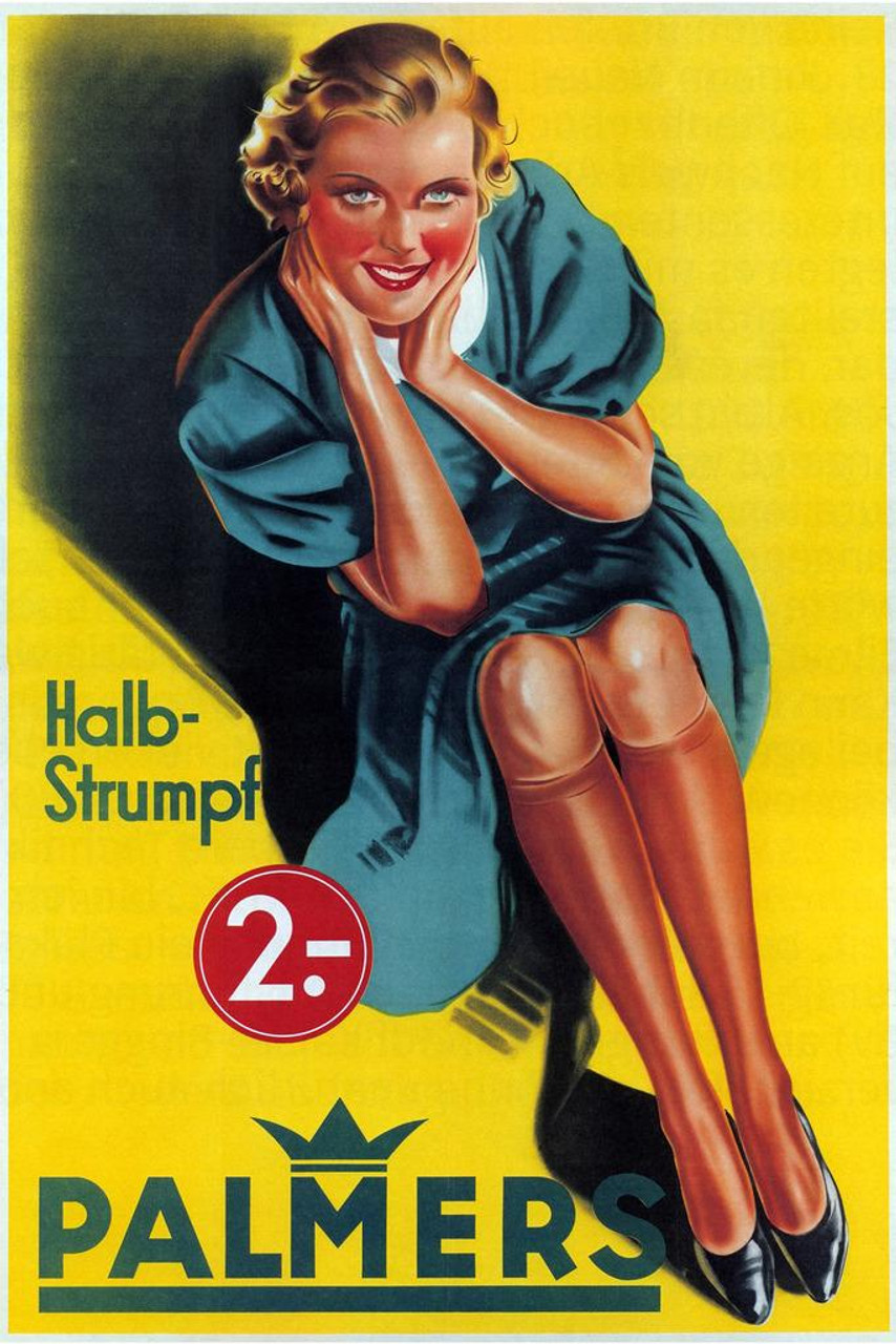 Laminated Palmers Women Half Stocking Underwear Vintage
