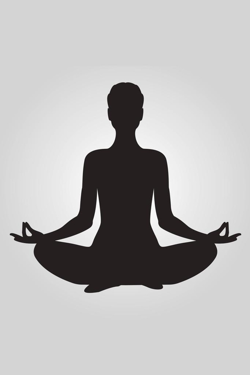 Yoga lotus pose stock vector. Illustration of shape - 239776026