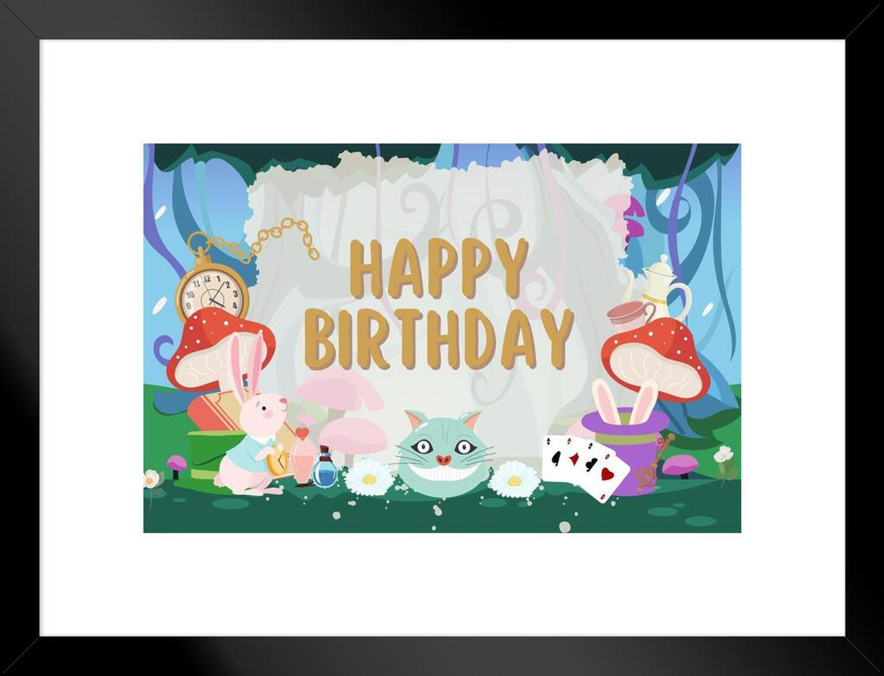 Alice in Wonderland Backdrop - Alice in Wonderland Party Banner, Alice in  Wonderland Birthday Backdrop, Onederland Birthday, PRINTED