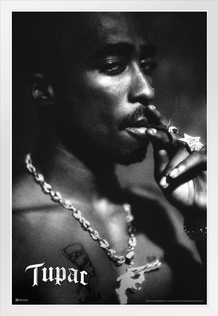 Tupac Posters 2pac Poster Blue Bandana Portrait 90s Hip Hop Rapper Posters for Room Aesthetic Mid 90s 2pac Memorabilia Rap Posters Music Merchandise