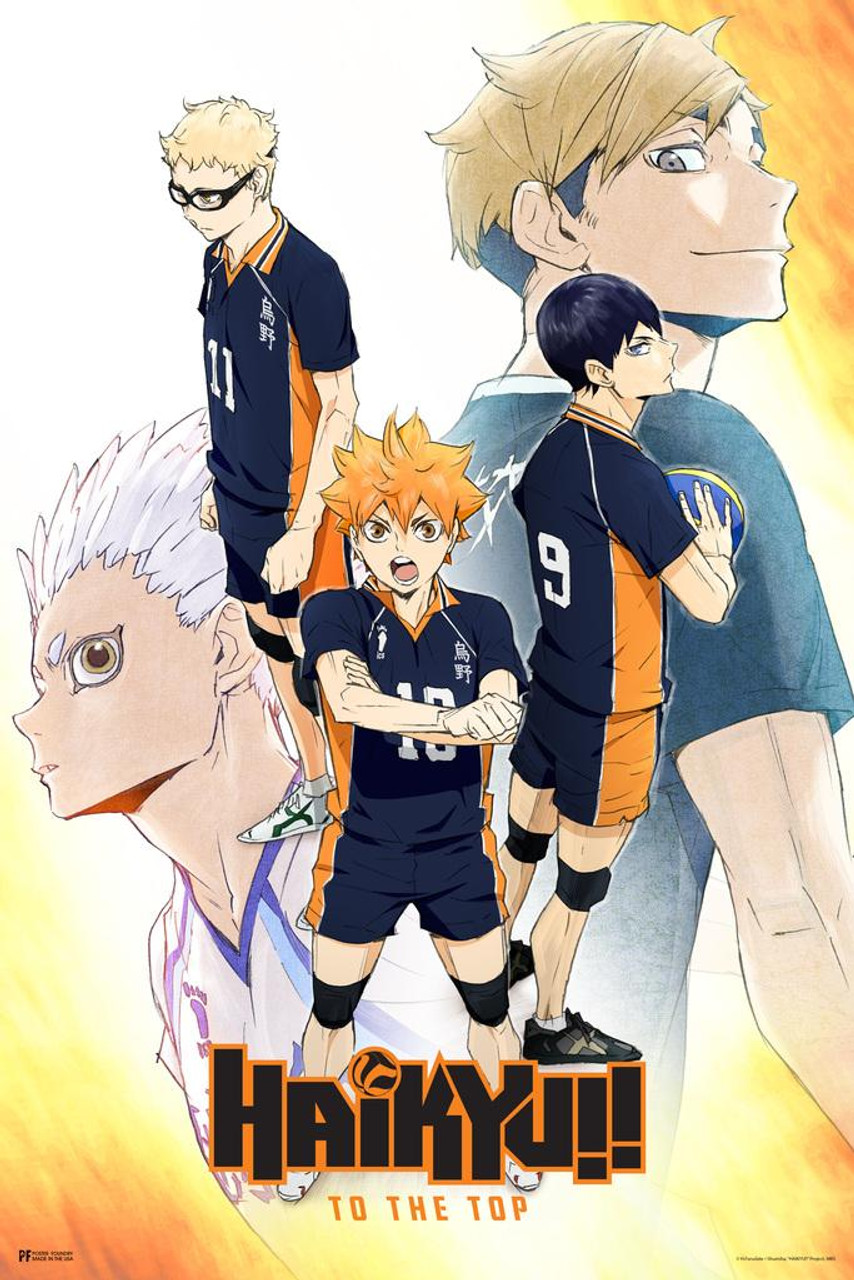 Laminated Haikyuu Poster Karasuno High School Volleyball Team Shoyo Anime  Stuff Haikyuu Manga Haikyu Anime Poster Crunchyroll Streaming Anime Merch