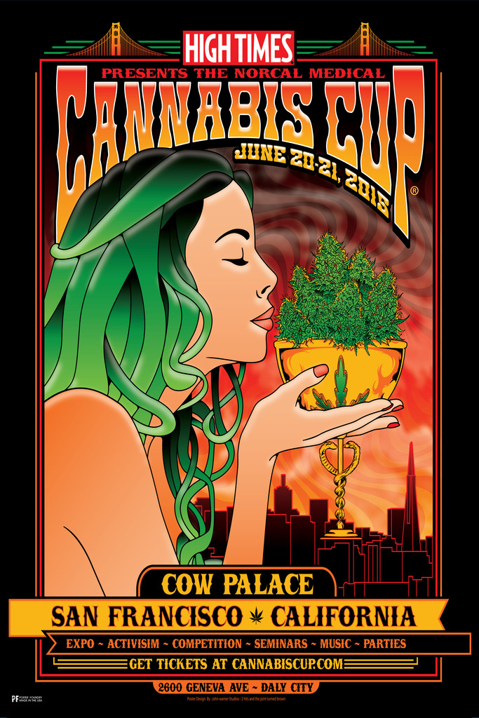 High Times Cannabis Cup San Francisco 2015 Cool Wall Art Print