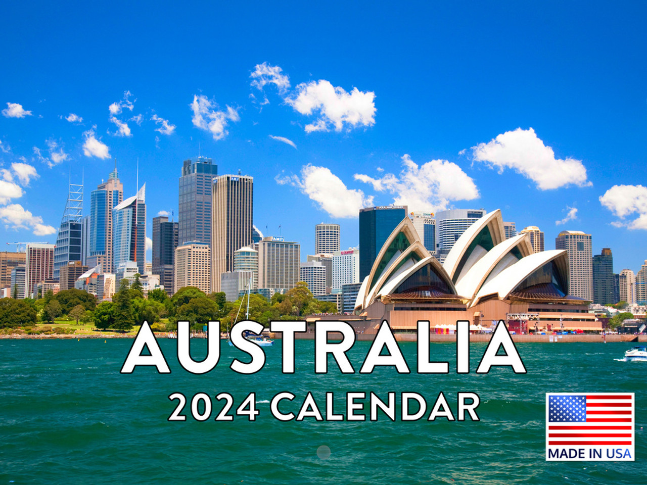 Australia Calendar 2024 Monthly Wall Calender 12 Month Poster Foundry