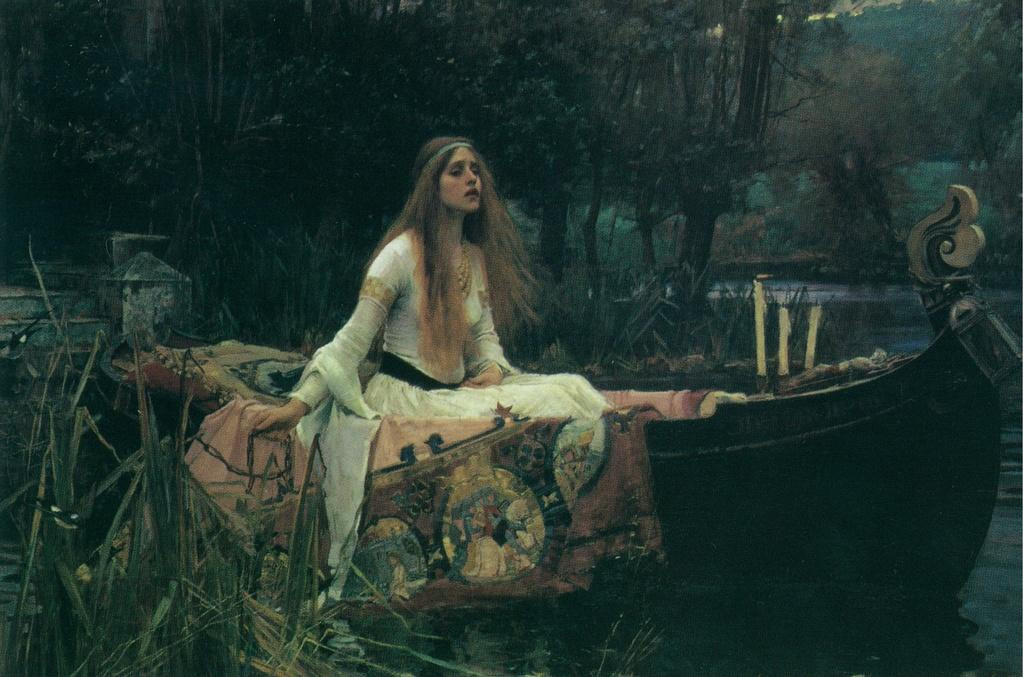 John William Waterhouse The Lady of Shalott 1888 Oil Painting Pre
