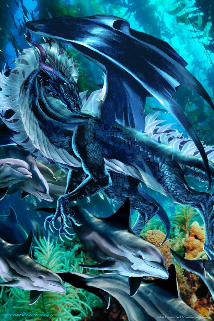 cool water dragon pictures