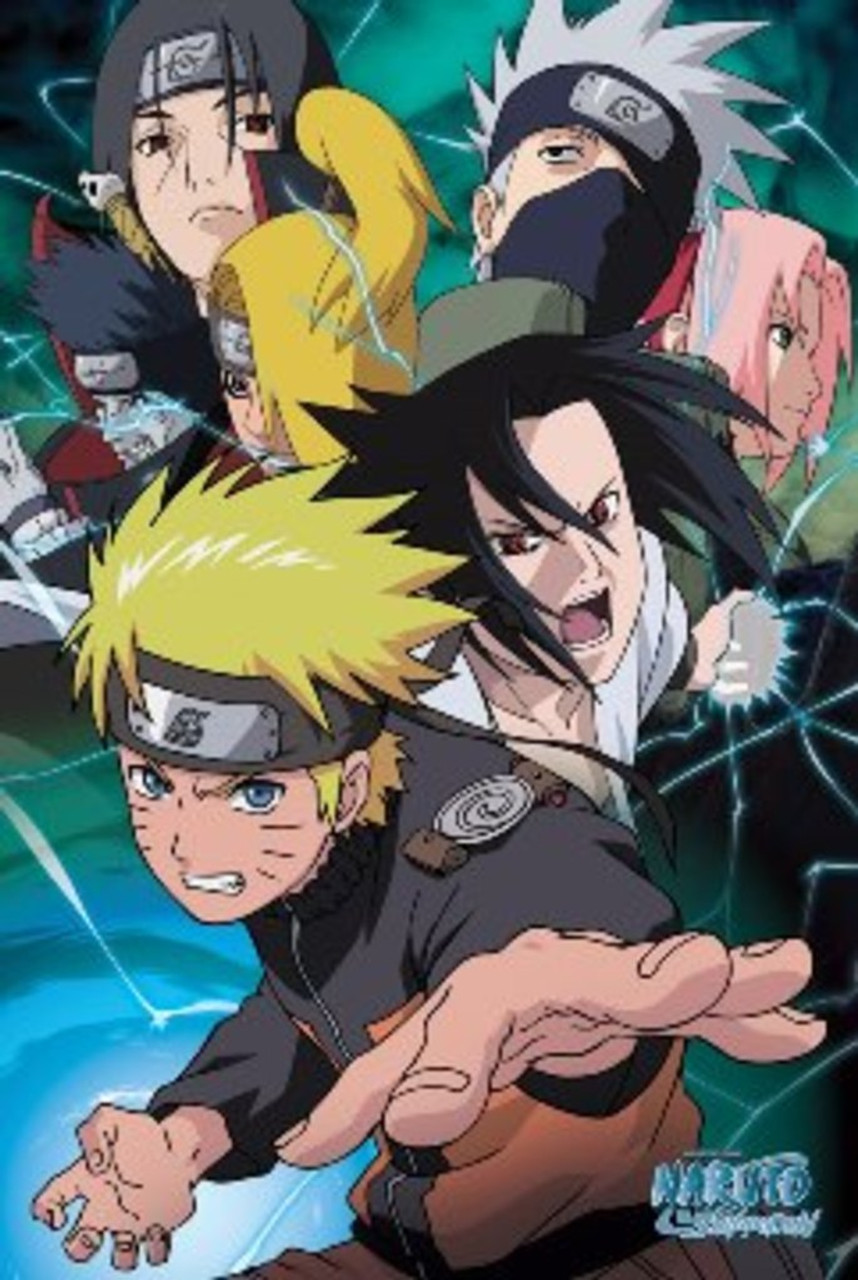 Naruto Shippuden Characters Anime Poster