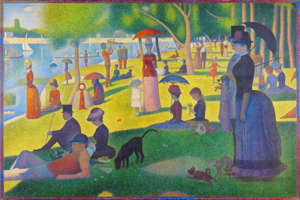 Laminated Georges Seurat A Sunday Afternoon On Island Of La Grande