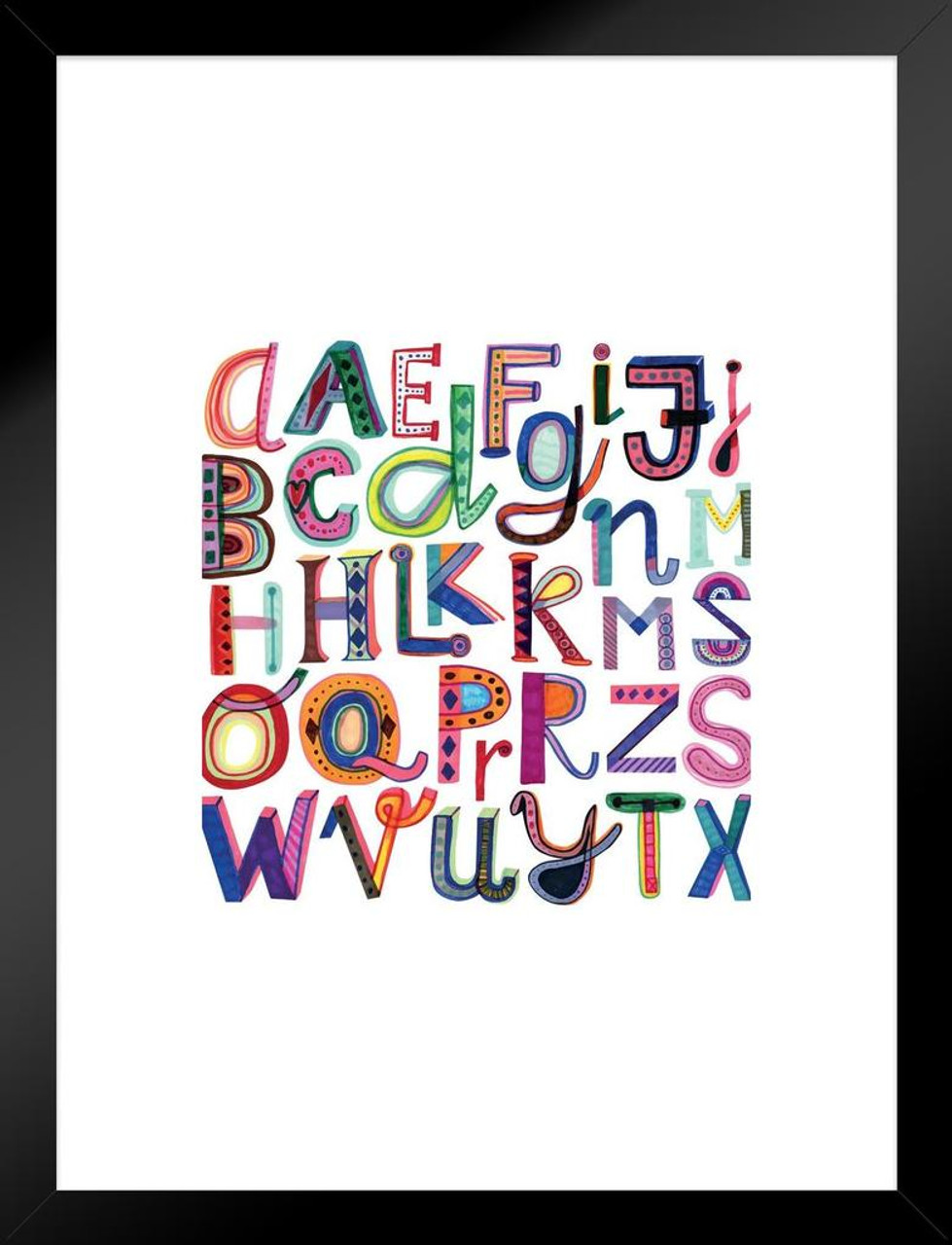 Colorful Write the Alphabet Chart