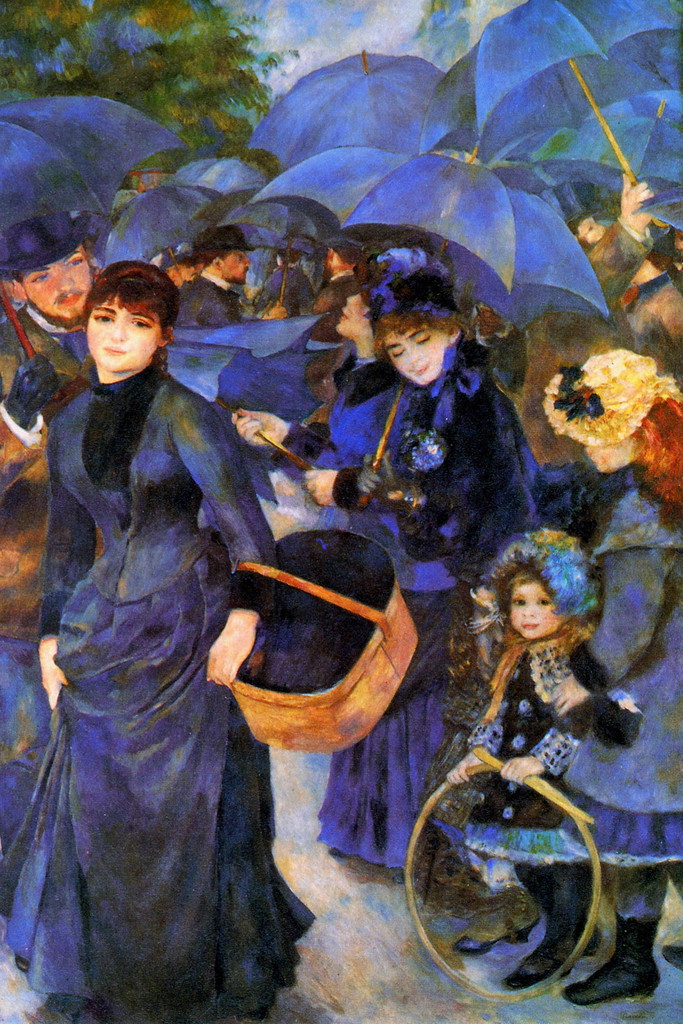 Pierre Auguste Renoir The Umbrellas Impressionist Painting Poster
