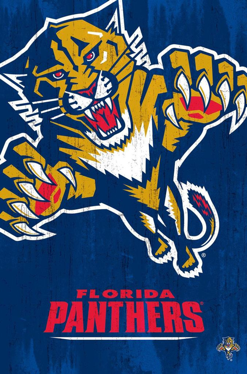 Florida Panthers Official NHL Team Logo Wall Poster - Costacos