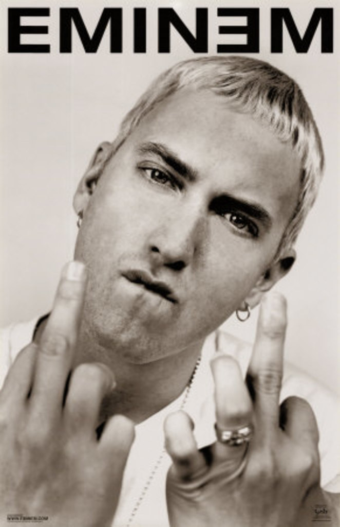 Eminem Double Finger Kamikaze Music Trends International Cool Wall