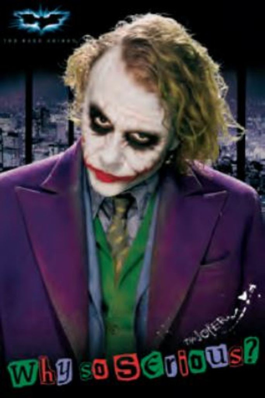 batman dark knight joker why so serious