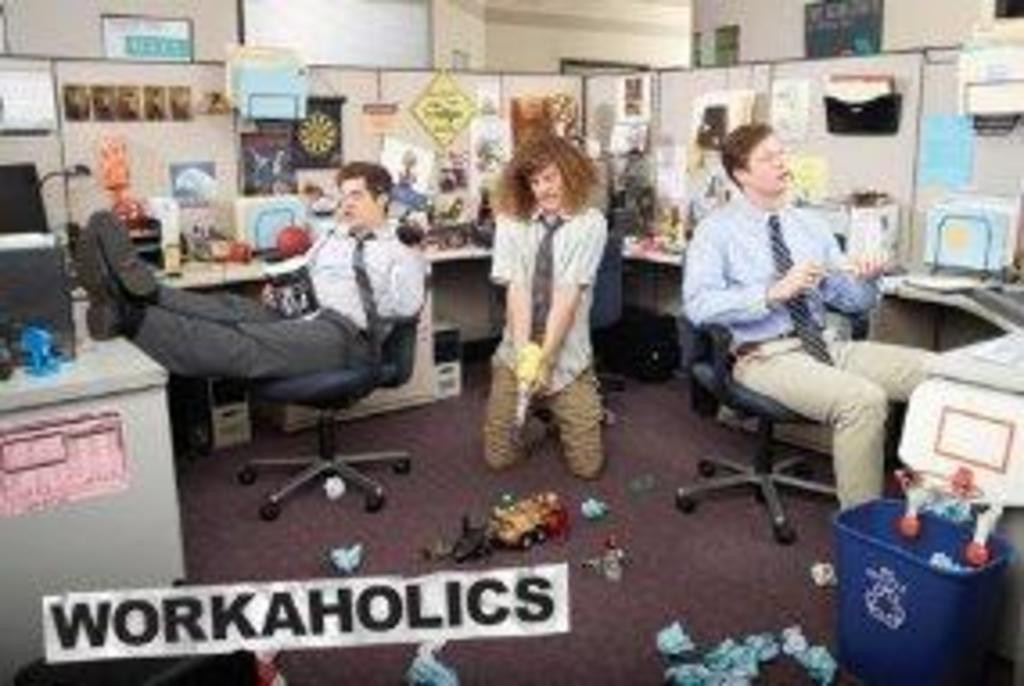 Workaholics Office Funny TV Show Poster 36x24 - Poster Foundry