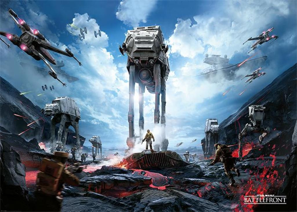 Star Wars Battlefront War Zone Video Game Cool Huge Large Giant