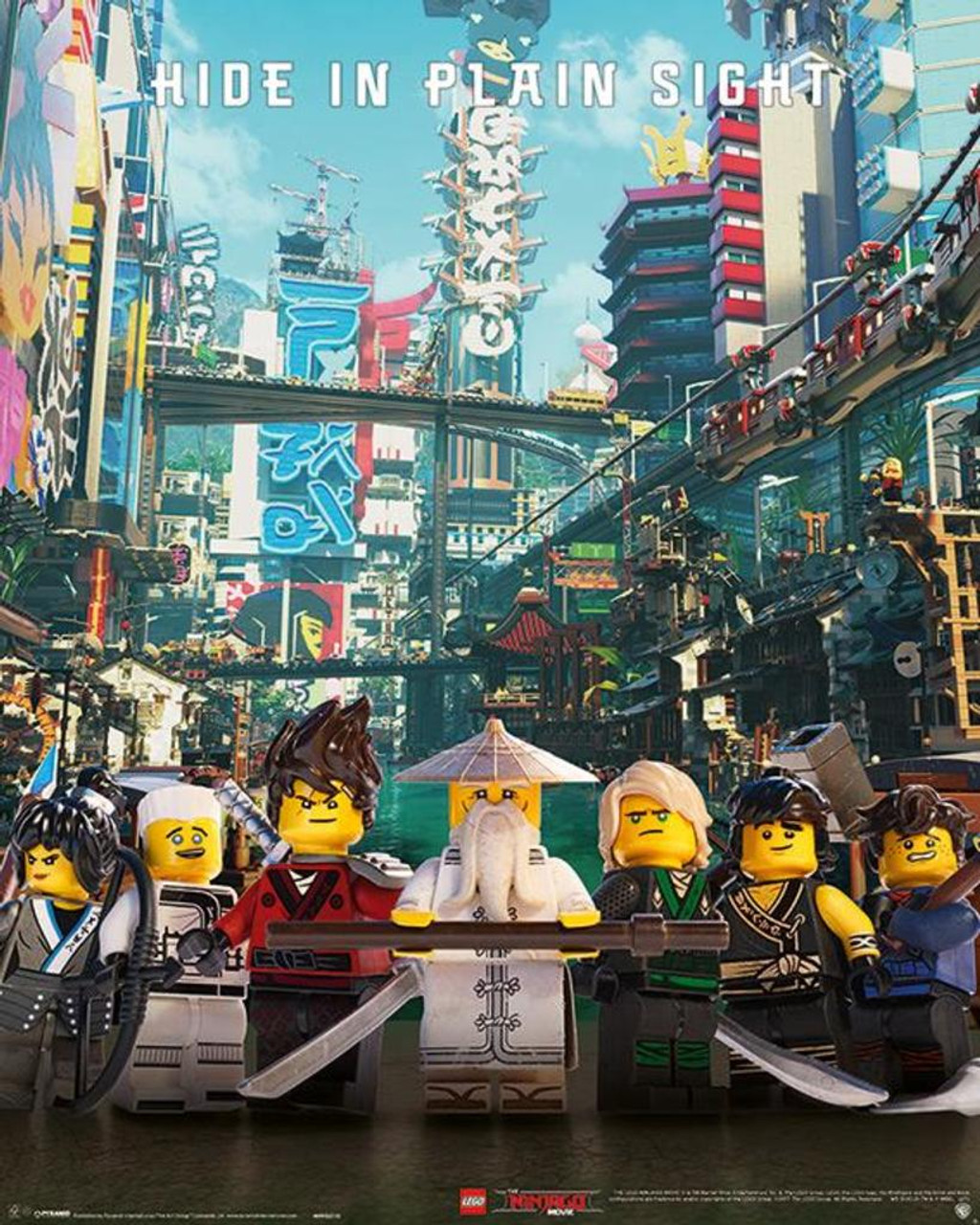 LEGO Ninjago Movie Hide In Plain Sight Cool Wall Decor Art Print Poster 16x20