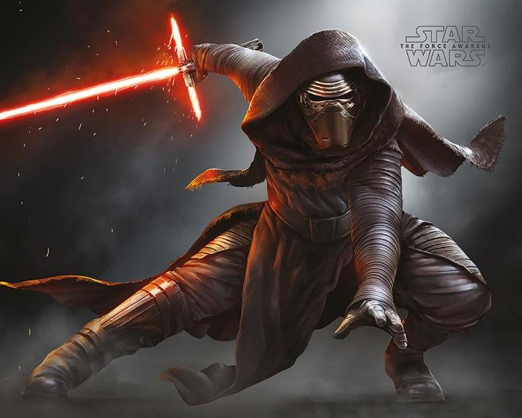Star Wars Episode VII Kylo Ren Crouch Cool Wall Decor Art Print