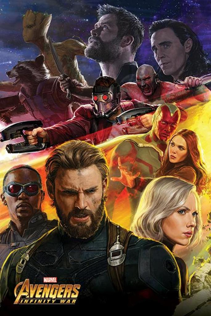 Avengers: Infinity War Movie Poster 24x36