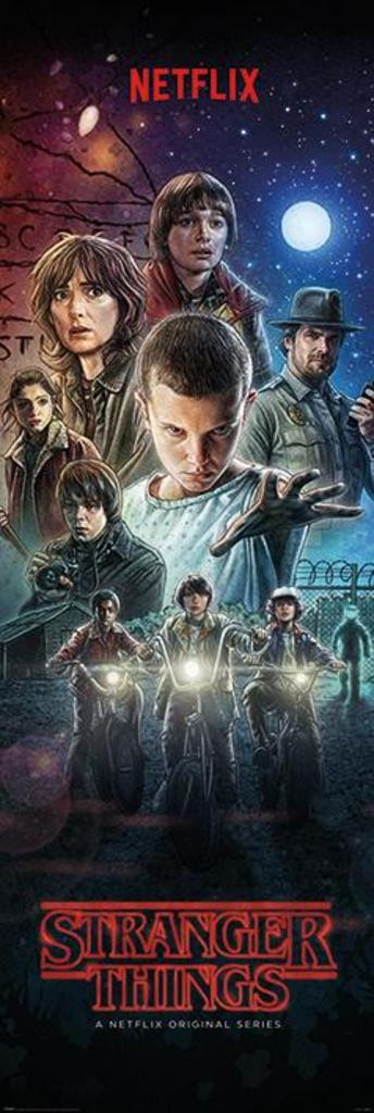 Stranger Things Full Cast Season 1 One Sheet Giant Door Cool Wall