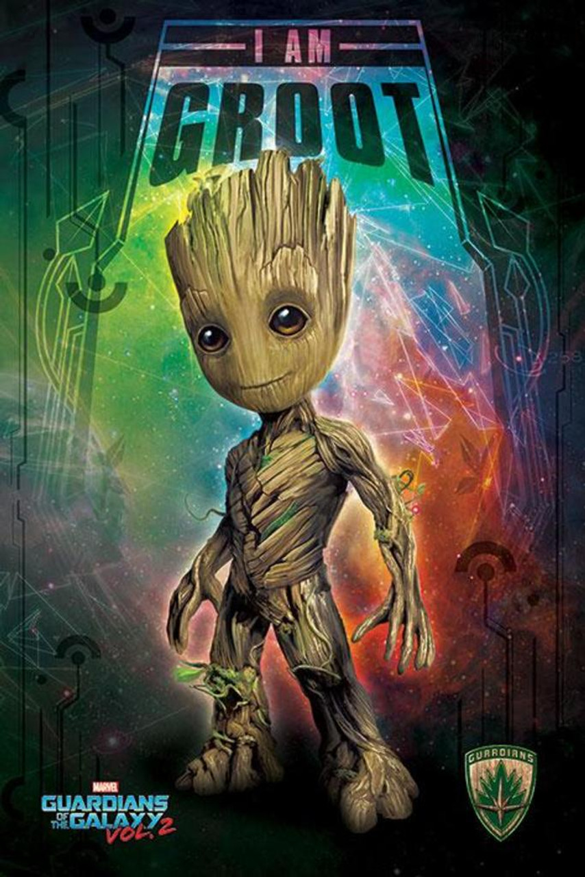 pix Cool Groot Pics guardians of the galaxy vol 2 i am groot space movie cool wall decor art print poster 24x36