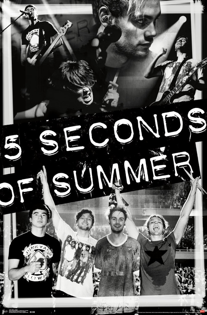 Five Seconds of Summer 5SOS Collage Music Cool Wall Decor Art