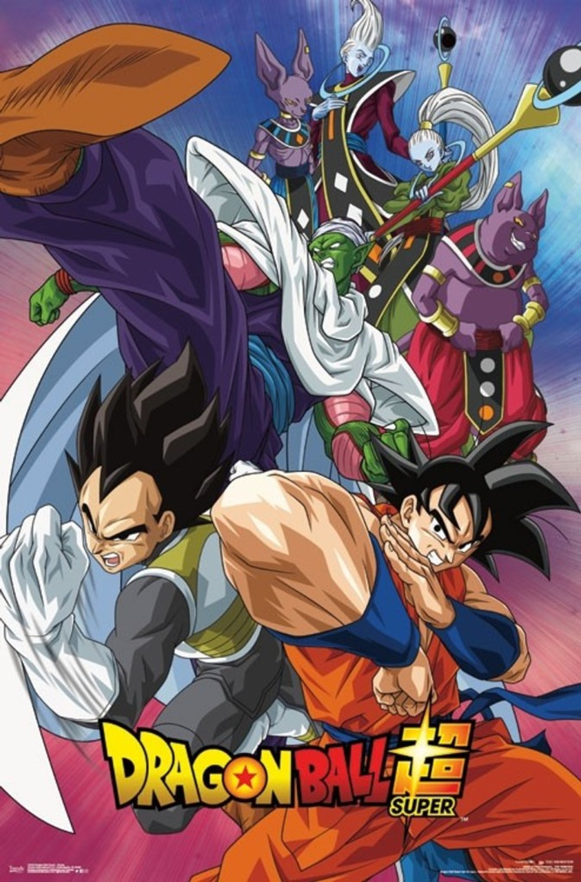 Dragonball Super Group Anime Cool Wall Decor Art Print Poster