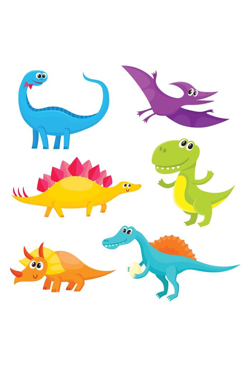 Dinosaurs Illustration Poster