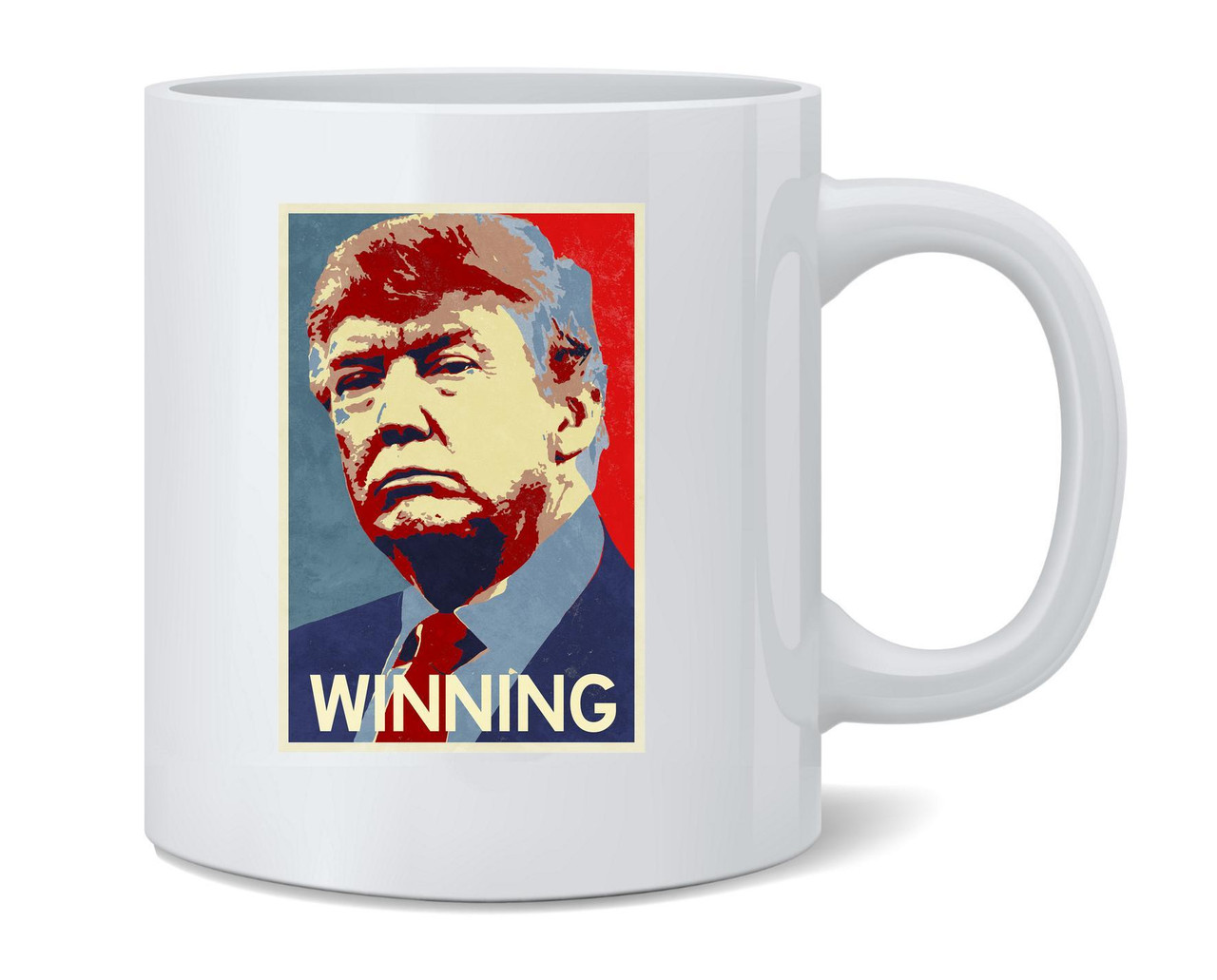 Donald Trump For President Winning Campaign Ceramic Coffee Mug Tea Cup Fun  Novelty Gift 12 oz - Poster Foundry