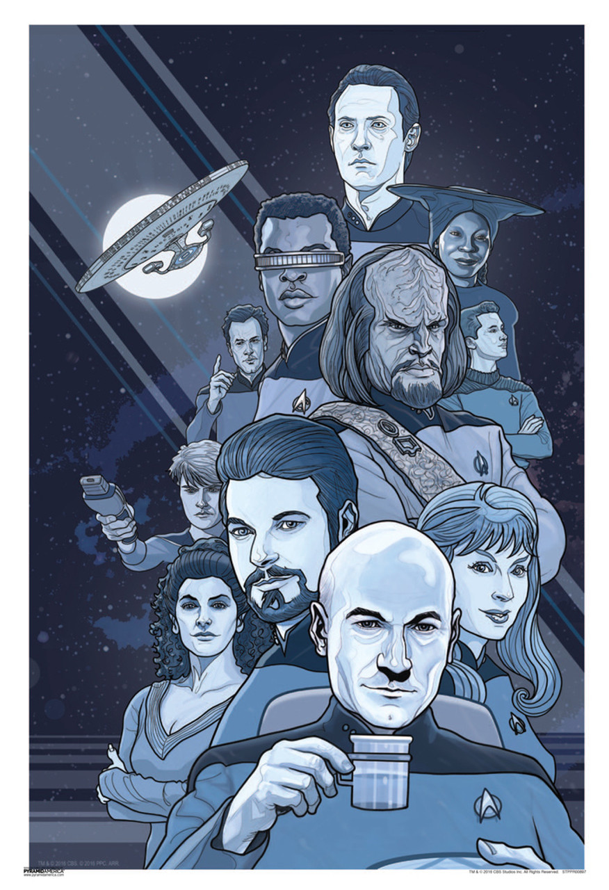 STAR TREK anniversary art work ポスター STAR TREK anniversary art work ポスター