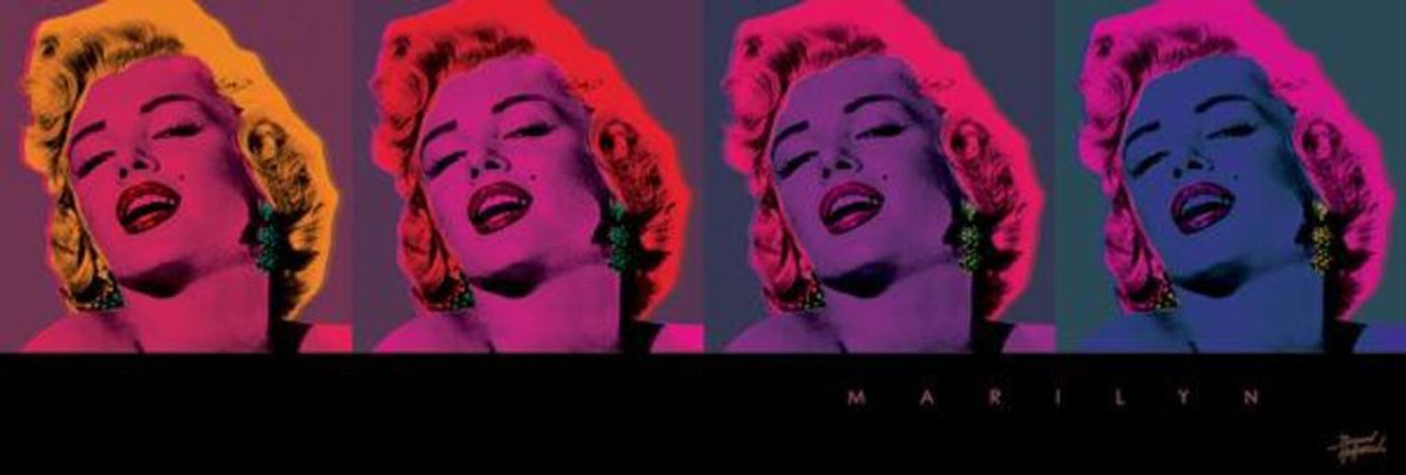 Laminated Bernard Of Hollywood Marilyn Monroe Pop Art Poster Dry Erase Sign 24x36 Poster Foundry 8810