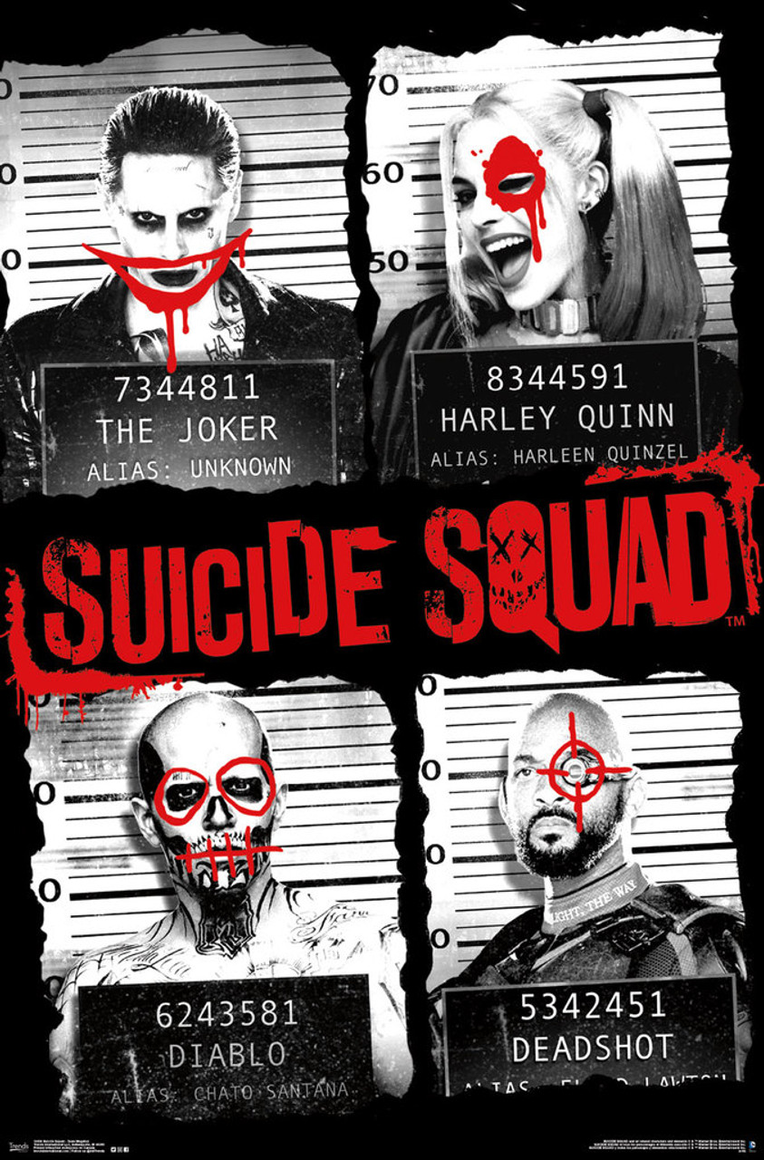 The Suicide Squad - Movie Poster (Masks - Suicide Squad 2) (Size: 24 x 36)