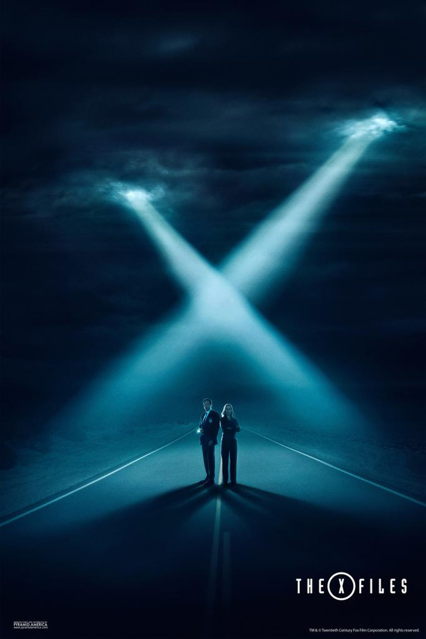 X Files Spotlights X Fox Mulder Dana Scully TV Show Series