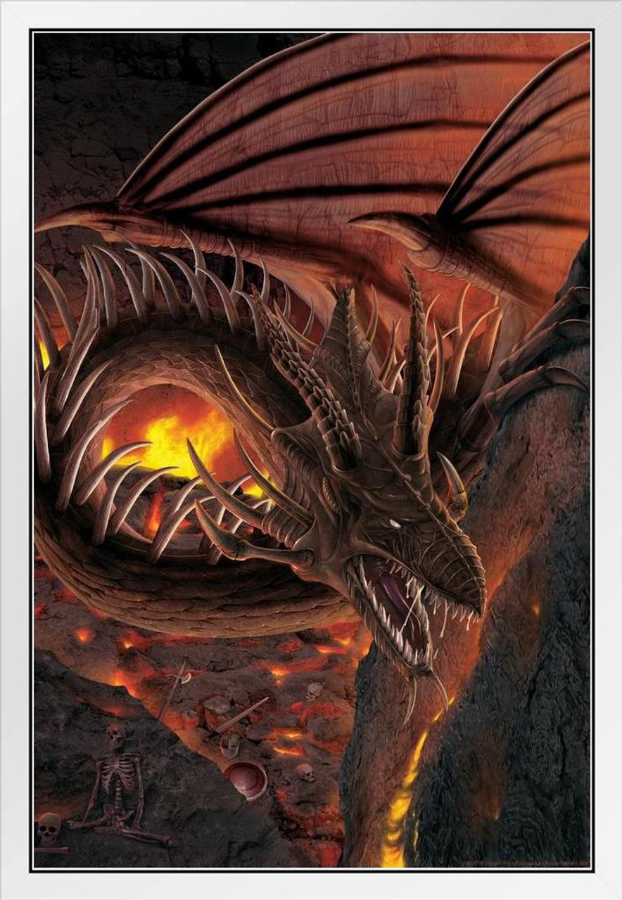 Art Poster Dragon fire