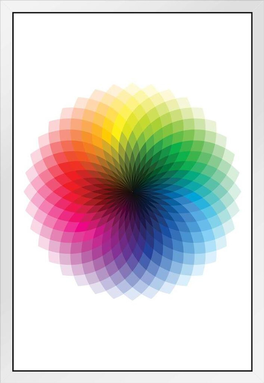RILEY First Name Rainbow Spectrum Gradient Colors Pattern Art Print