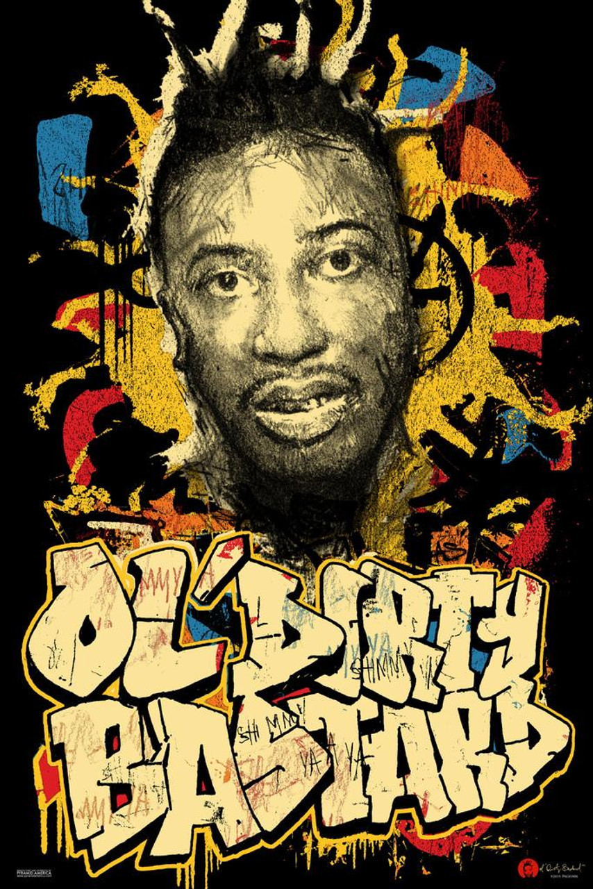 Laminated Ol Dirty Bastard Graffiti ODB Retro Vintage Rapper Hip Hop Music  Return to the 36 Chambers Poster Dry Erase Sign 12x18