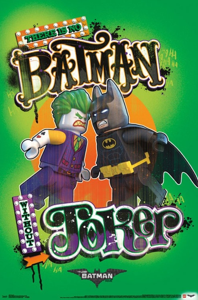 Lego Batman Joker Faceoff Movie Cool Wall Decor Art Print Poster