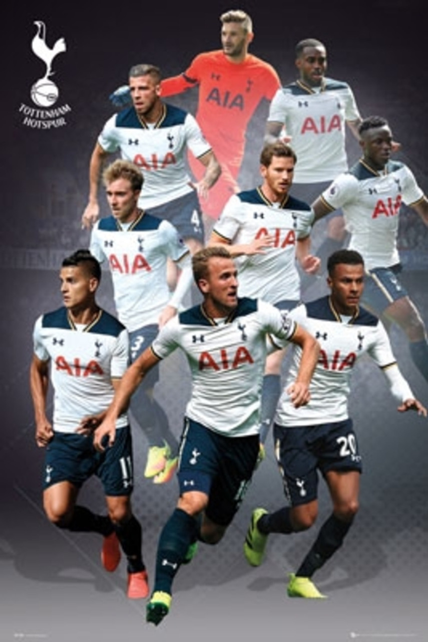 Tottenham Hotspur Players 1617 Soccer Football Sports Cool Wall Decor Art Print Poster 24x36