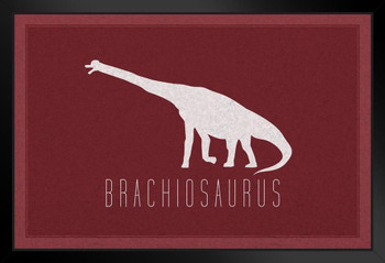 Dinosaur Brachiosaurus Maroon Dinosaur Poster For Kids Room Dino Pictures Bedroom Dinosaur Decor Dinosaur Pictures For Wall Dinosaur Wall Art Prints for Walls Stand or Hang Wood Frame Display 9x13