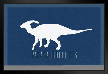 Dinosaur Parasaurolophus Blue Dinosaur Poster For Kids Room Dino Pictures Bedroom Dinosaur Decor Dinosaur Pictures For Wall Dinosaur Wall Art Prints for Walls Stand or Hang Wood Frame Display 9x13