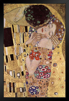 Gustav Klimt The Kiss Austrian Symbolist Painter Golden Period Art Nouveau Print II Art Print Stand or Hang Wood Frame Display Poster Print 9x13