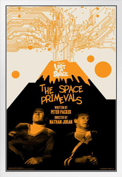 Lost In Space The Space Primevals by Juan Ortiz Episode 64 of 83 White Wood Framed Poster 14x20