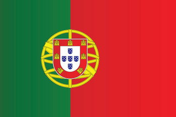 Portugal National Flag Thick Paper Sign Print Picture 8x12