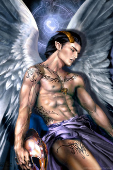 Laminated Fourth Sin Poster Dry Erase Wall Art by Ruth Thompson 24x36