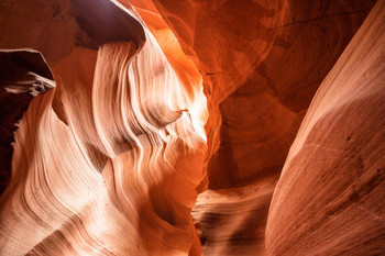 Laminated Lower Antelope Canyon Arizona Sandstone Formations Photo Photograph Poster Dry Erase Sign 36x24