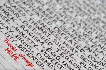 Laminated There is Always Hope! Inspirational Photo Photograph Poster Dry Erase Wall Art 36x24