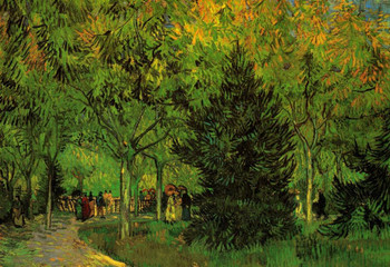 Laminated Vincent Van Gogh A Lane In The Public Garden At Arles 1888 Oil On Canvas Post Impressionist Poster Dry Erase Sign 24x36