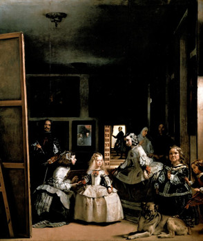 Laminated Diego Velazquez Las Meninas The Maids Honour 1656 Oil On Canvas Poster Dry Erase Sign 24x36